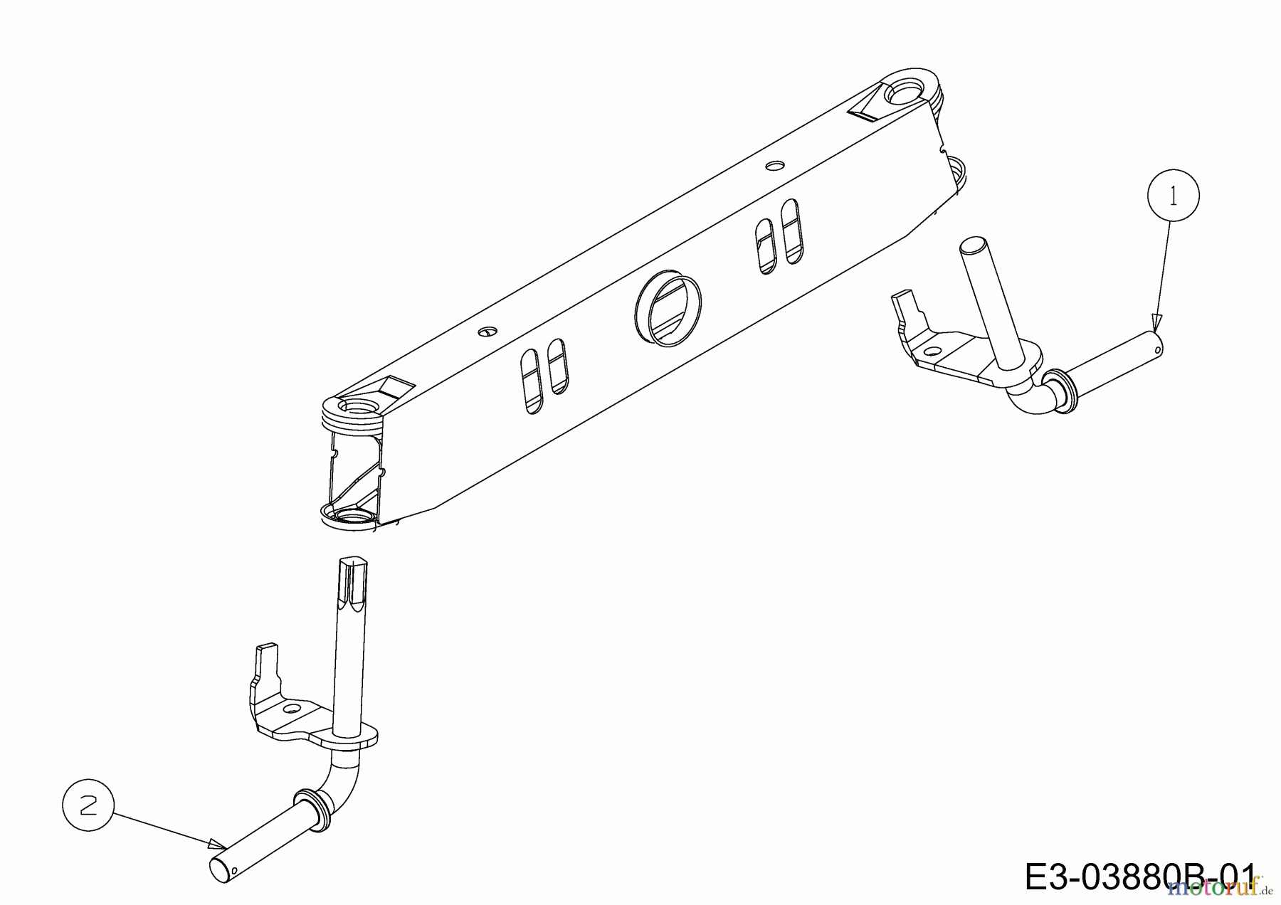Wolf-Garten Rasentraktoren 105.175 H 13HN71WN650 (2017) Achsschenkel