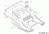 MTD LT 92 EXT 13I276KE682 (2018) Ersatzteile Sitzwanne