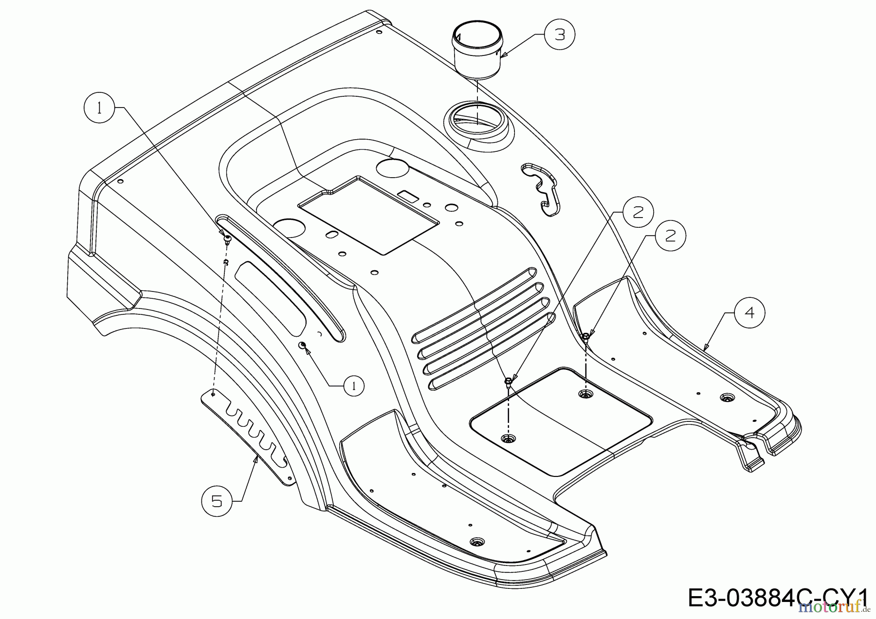  Cub Cadet Rasentraktoren LT1 NR92 13J276DE603  (2018) Sitzwanne
