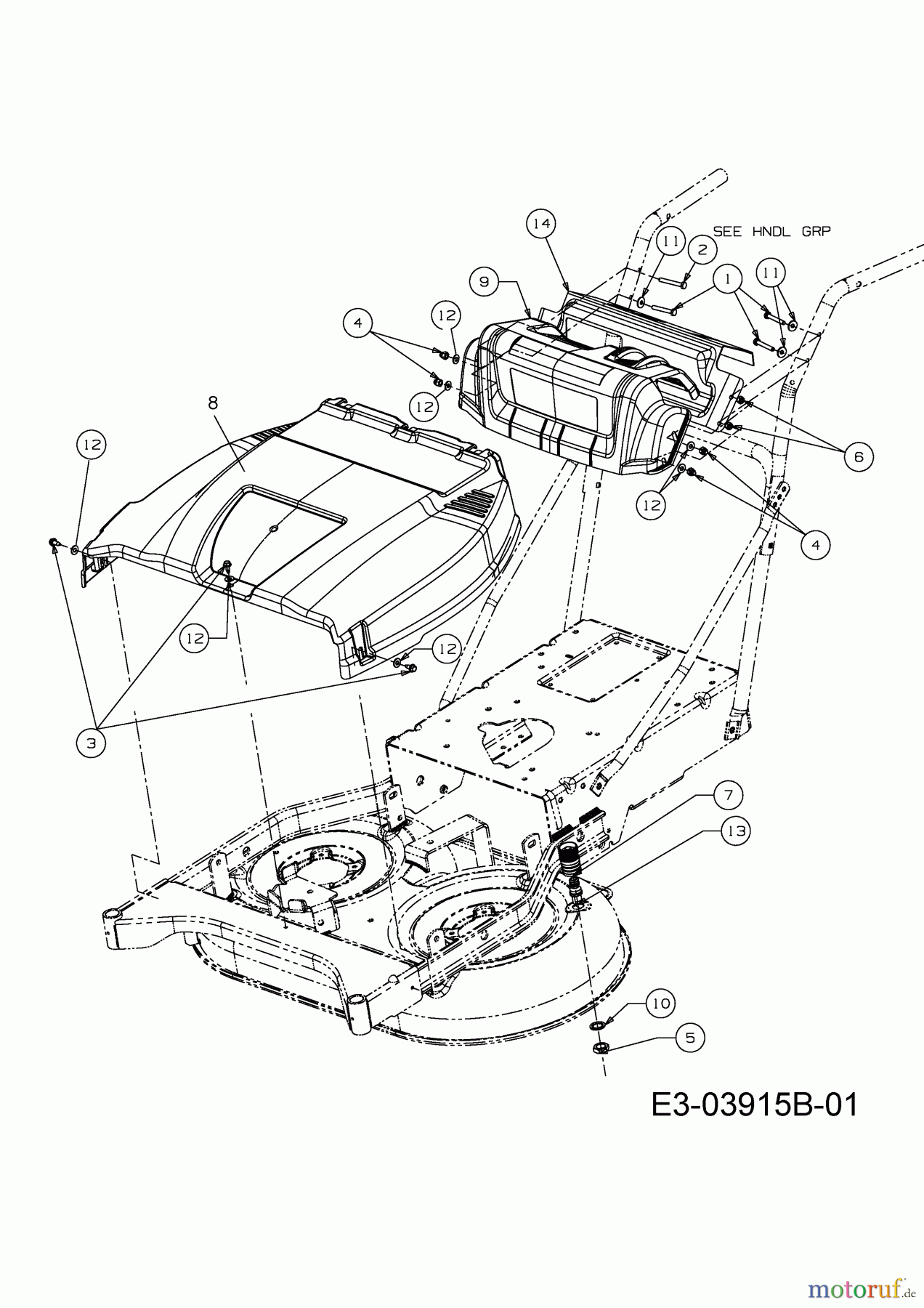  Cub Cadet Motormäher mit Antrieb XM 3 KR 84 ES 12AE764U603  (2017) Armaturenbrett