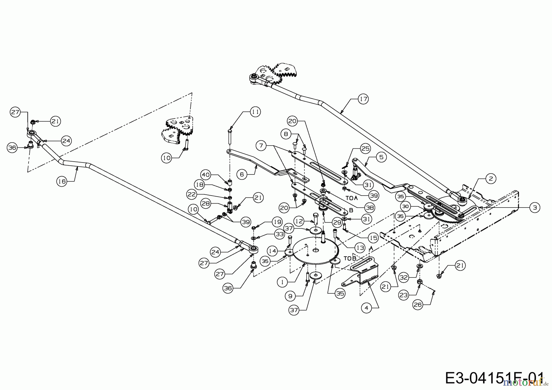 Cub Cadet Zero Turn FMZ 50 17CI4BFP603 (2012) Lenkung