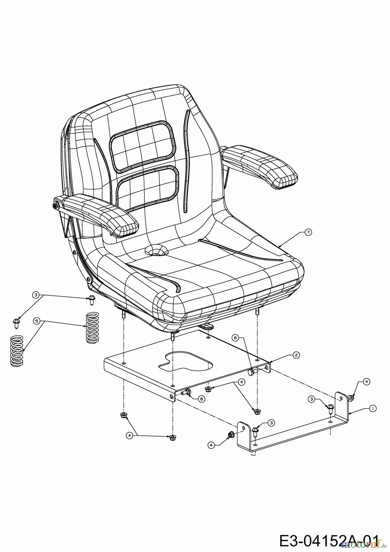 Cub Cadet Zero Turn FMZ 50 17AI4BFP603 (2008) Sitz