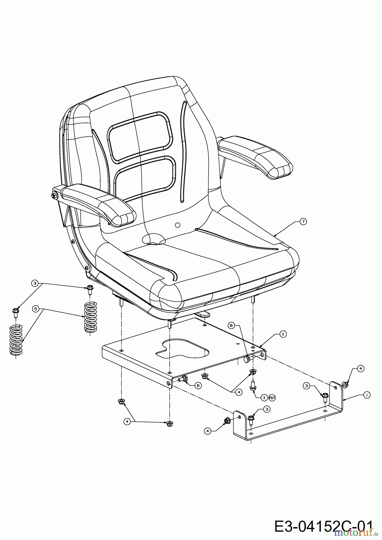 Cub Cadet Zero Turn FMZ 50 17CI4BFP603 (2013) Sitz
