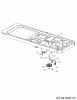 MTD P 170 HZ-S 17AE2ACS678 (2012) Ersatzteile Rahmen, Spannrolle Fahrantrieb