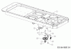 MTD P 220 HZ-S 17AF2ACS678 (2014) Ersatzteile Spannrollen Fahrantrieb