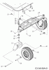 Troy-Bilt Mustang XP 50 17WF2ACP066 (2011) Ersatzteile Räder, Vorderachse