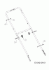 MTD 53 SPO 12C-84MC676 (2008) Ersatzteile Holmbefestigung Seriennr. ...K...