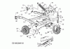 Cub Cadet FMZ 50 17AI4BFP603 (2008) Ersatzteile Mähwerksrahmen