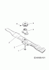 MTD 53 SPBEHW 12AE858U600 (2008) Ersatzteile Messer, Messeraufnahme