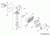 MTD-Motoren 1 P 65 WHB 752Z1P65WHB (2010) Ersatzteile Vergaser, Luftfilter