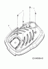 MTD 53 SPO 12C-84MC676 (2008) Ersatzteile Motorhaube M1