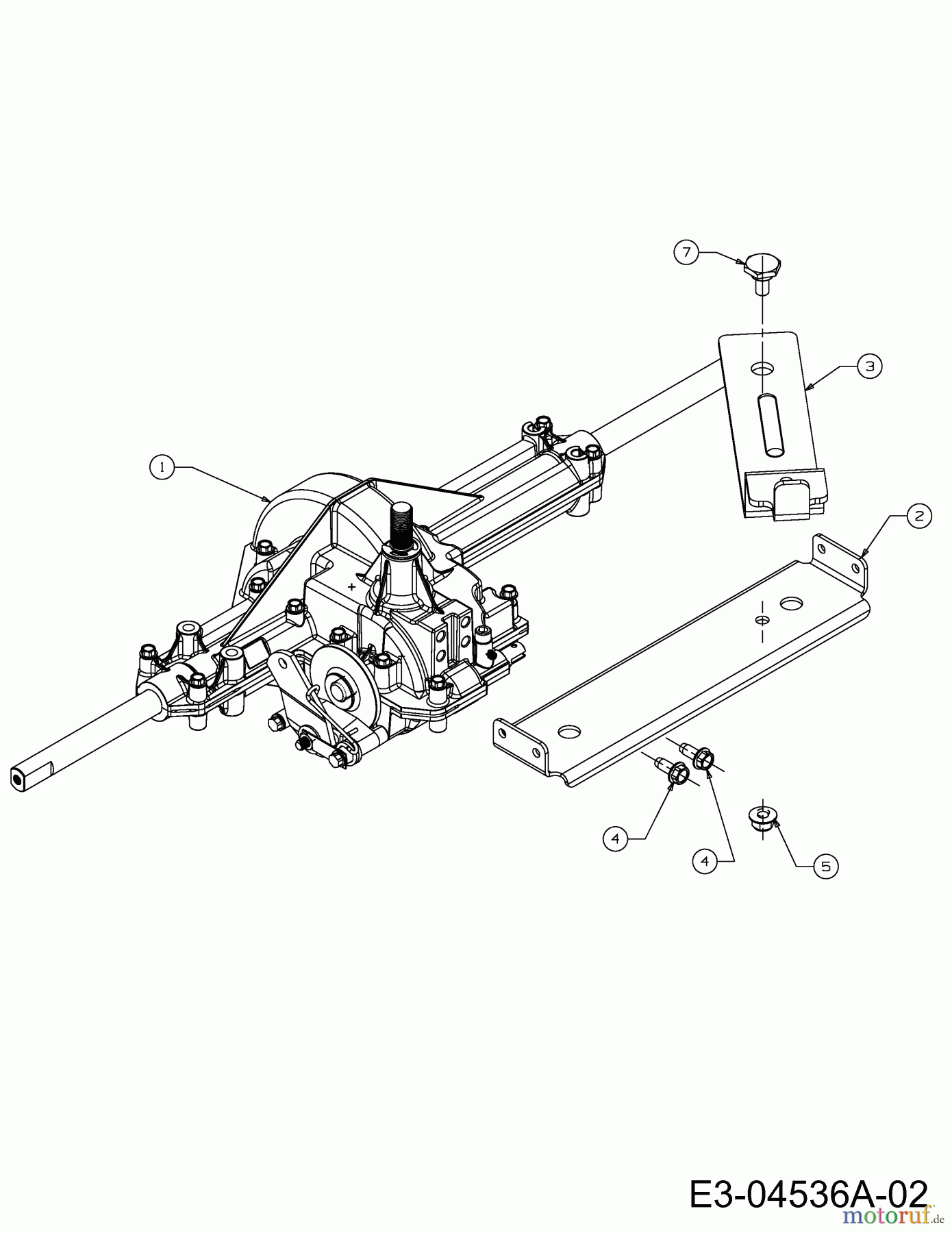  Cub Cadet Rasentraktoren CC 1016 AF 13AD90AF603  (2012) Getriebe 618-04566