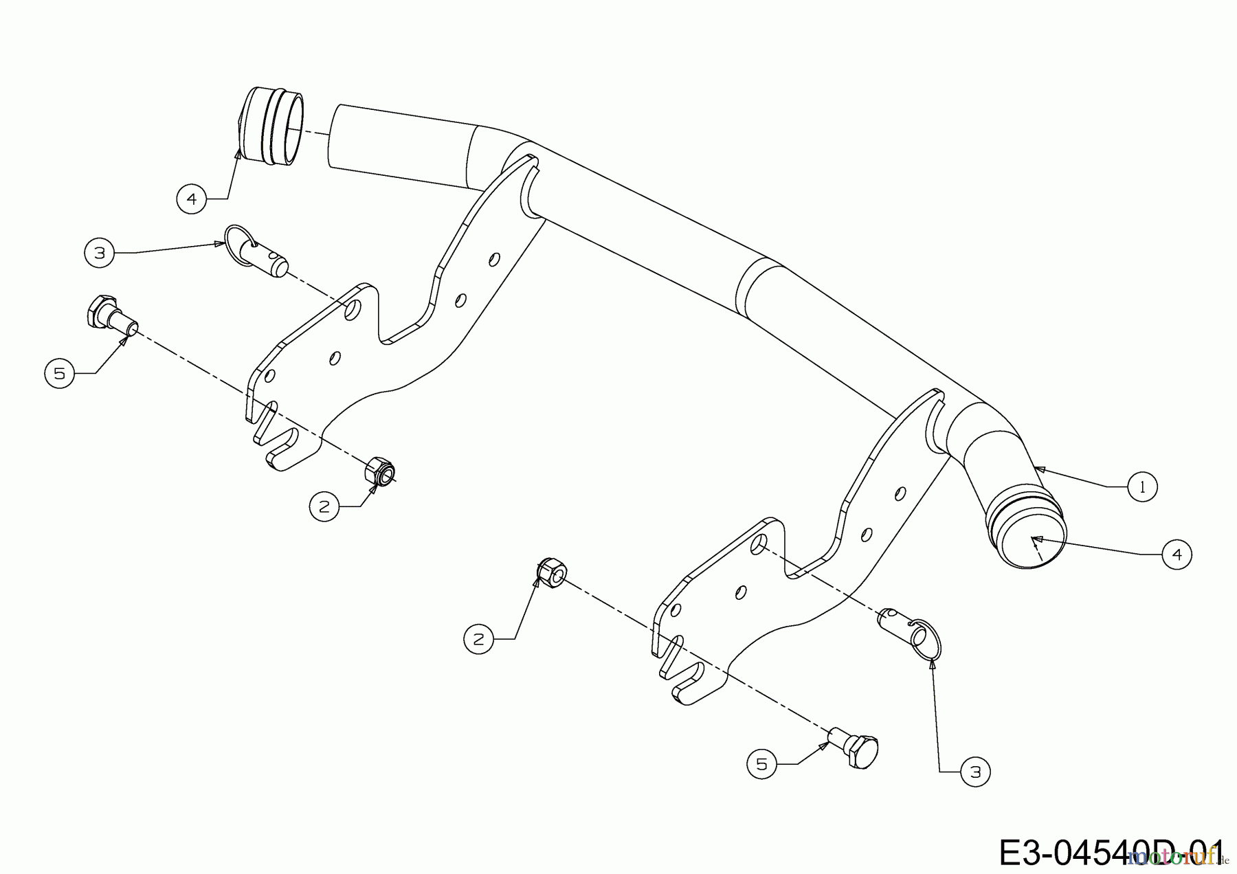  Troy-Bilt Gartentraktoren TB 2654 14AR94KK066  (2015) Stoßstange