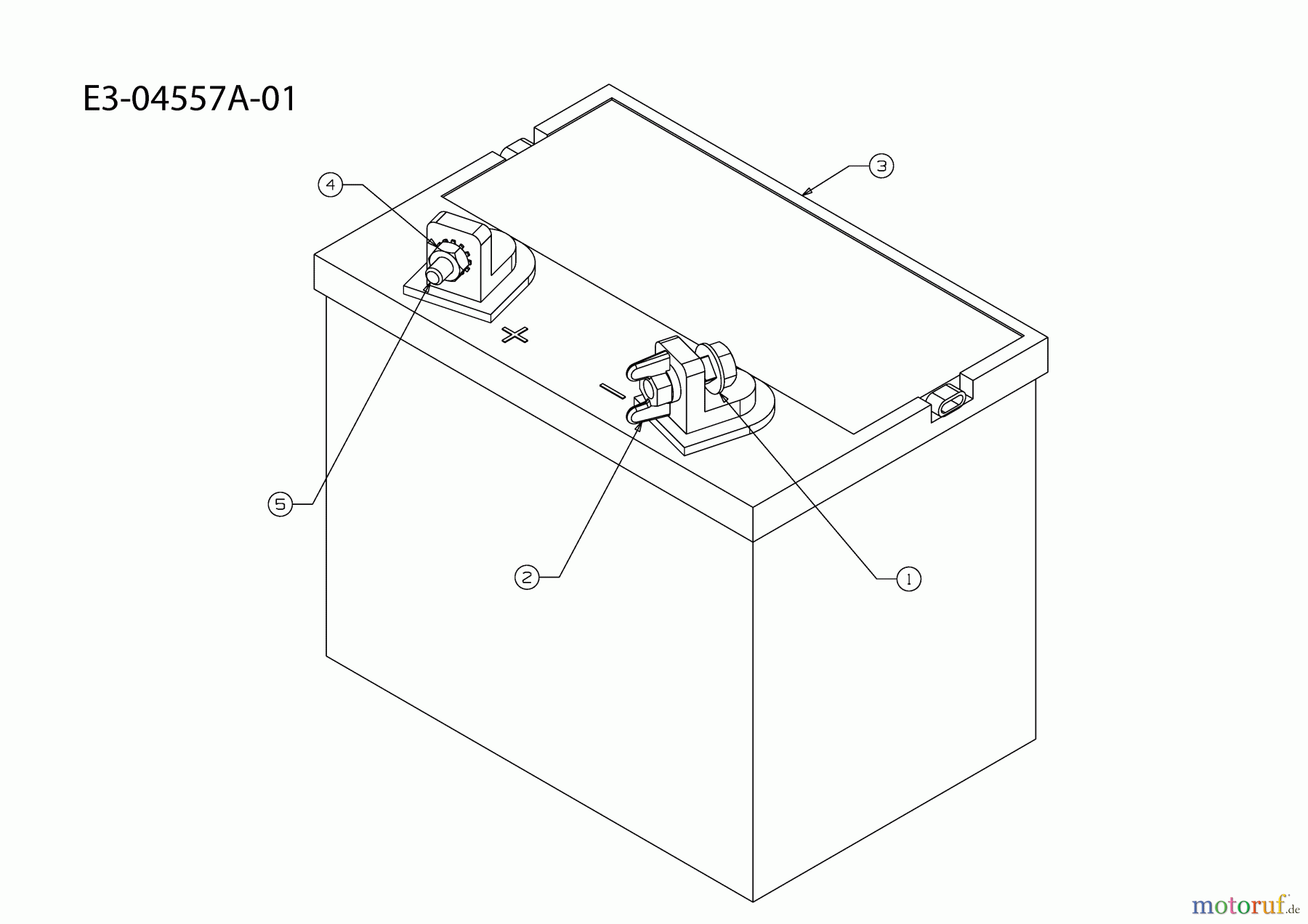 Cub Cadet Rasentraktoren CC 1225 13AI92AP603 (2009) Batterie