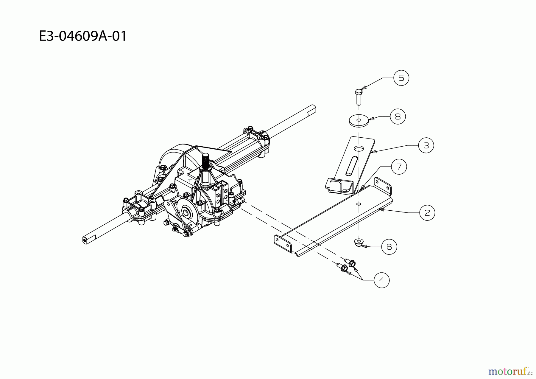 Gutbrod Rasentraktoren ELX 127 SAL-SK 13AF90GP690 (2009) Halter Variator