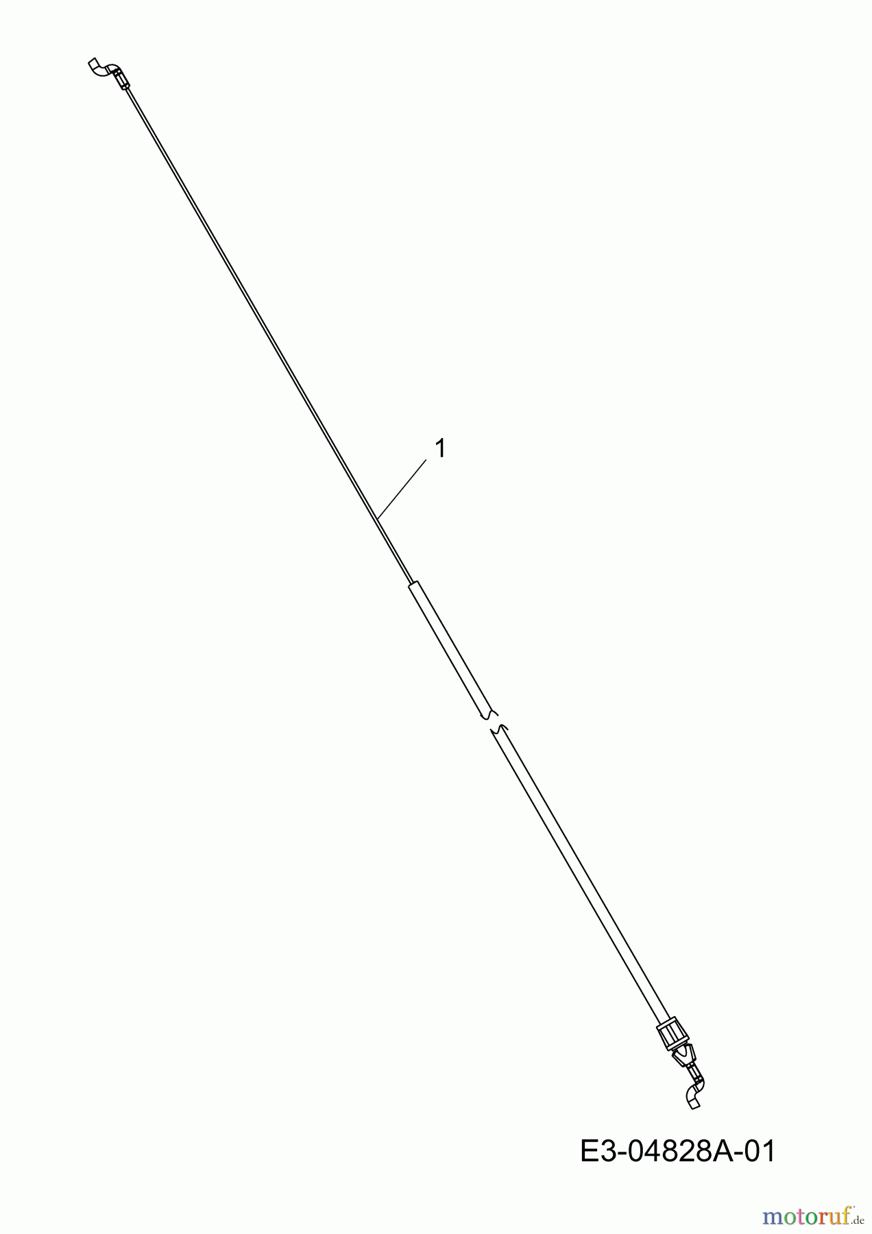  MTD Motormäher GE 48-5 11A-V08R602  (2012) Bremszug