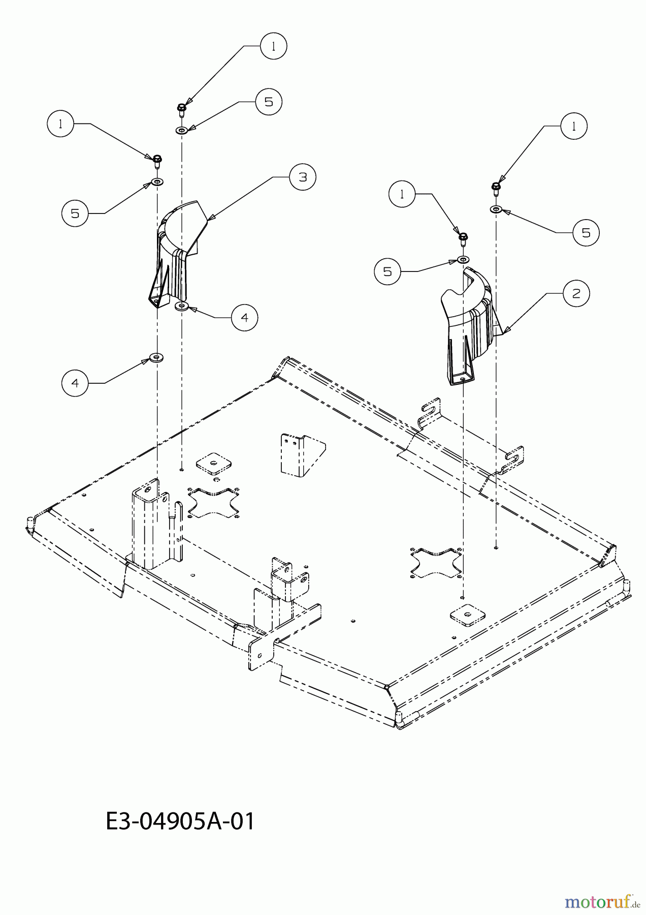 Gutbrod Rasentraktoren GLX 92 SHL-SK 13AF51GI690 (2012) Keilriemenschutz Mähwerk I (36