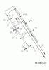 Best Garden BG 46 SPO 12C-J2M2625 (2009) Ersatzteile Bremszug, Holm