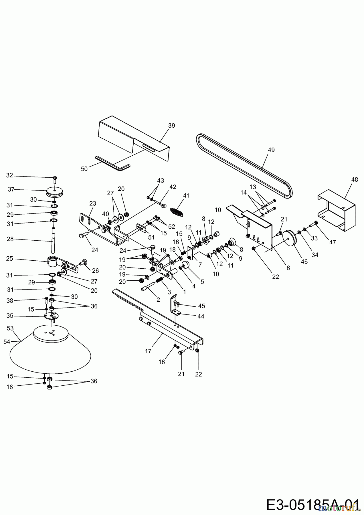 MTD Zubehör Zubehör Kompakttraktoren Frontkehrmaschine Seitenbesen für 596-219-600, 596-220-600 596-224-600 (2010) Seitenbesen