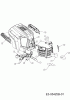 Cub Cadet CC 1016 RD-E 13DG51AE403 (2011) Ersatzteile Motorhaube A-Style
