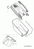 Best Garden BG PREMIUM 53 P 11C-84M1625 (2010) Ersatzteile Grasfangsack, Heckklappe