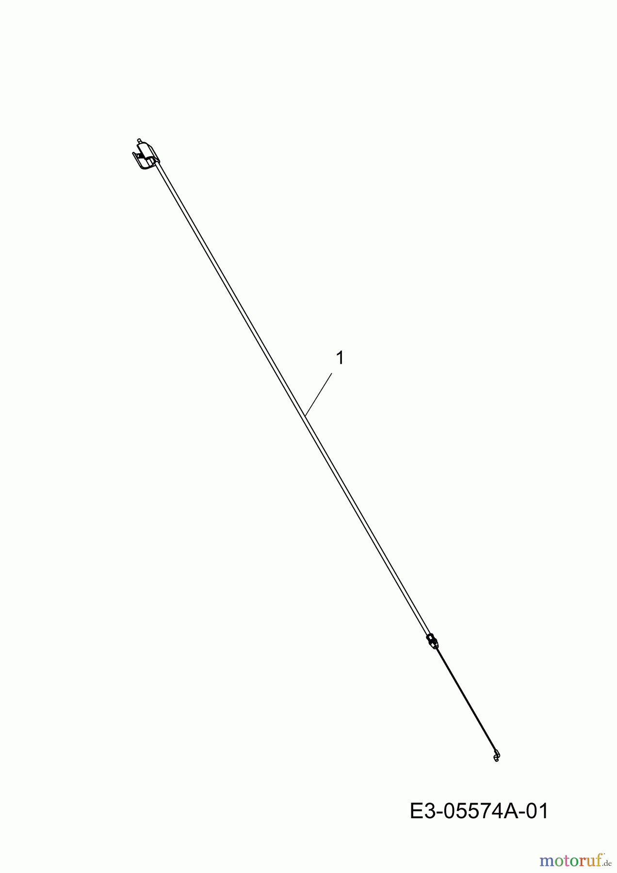 Lux Tools Motormäher B 46 11D-J44H694 (2011) Bremszug