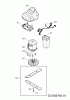 Wolf-Garten Li-Ion Power 34 4919000 Serie C (2010) Ersatzteile Messer, Messeraufnahme, Motor