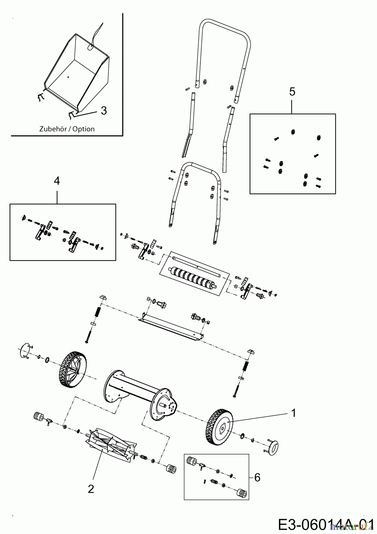 Wolf-Garten Spindelmäher TT 350 S 3622000 (2011) Grundgerät