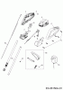 Wolf-Garten Li-Ion Power GT 815 7134880 Serie G (2010) Ersatzteile Handgriff, Schalter, Stiel