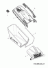 Sterwins 530 BTC 12B-868F638 (2012) Ersatzteile Grasfangsack, Heckklappe
