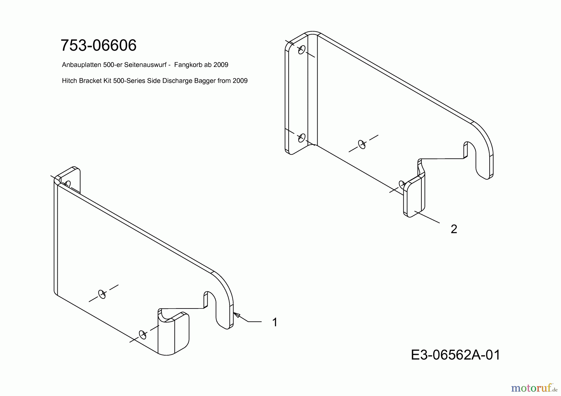  MTD Zubehör Zubehör Garten- und Rasentraktoren Grasfangvorrichtung für 450 Serie mit Mähwerk G (42