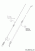 Brute 21" 12A-B2A3778 (2017) Ersatzteile Bremszug, Schaltzug
