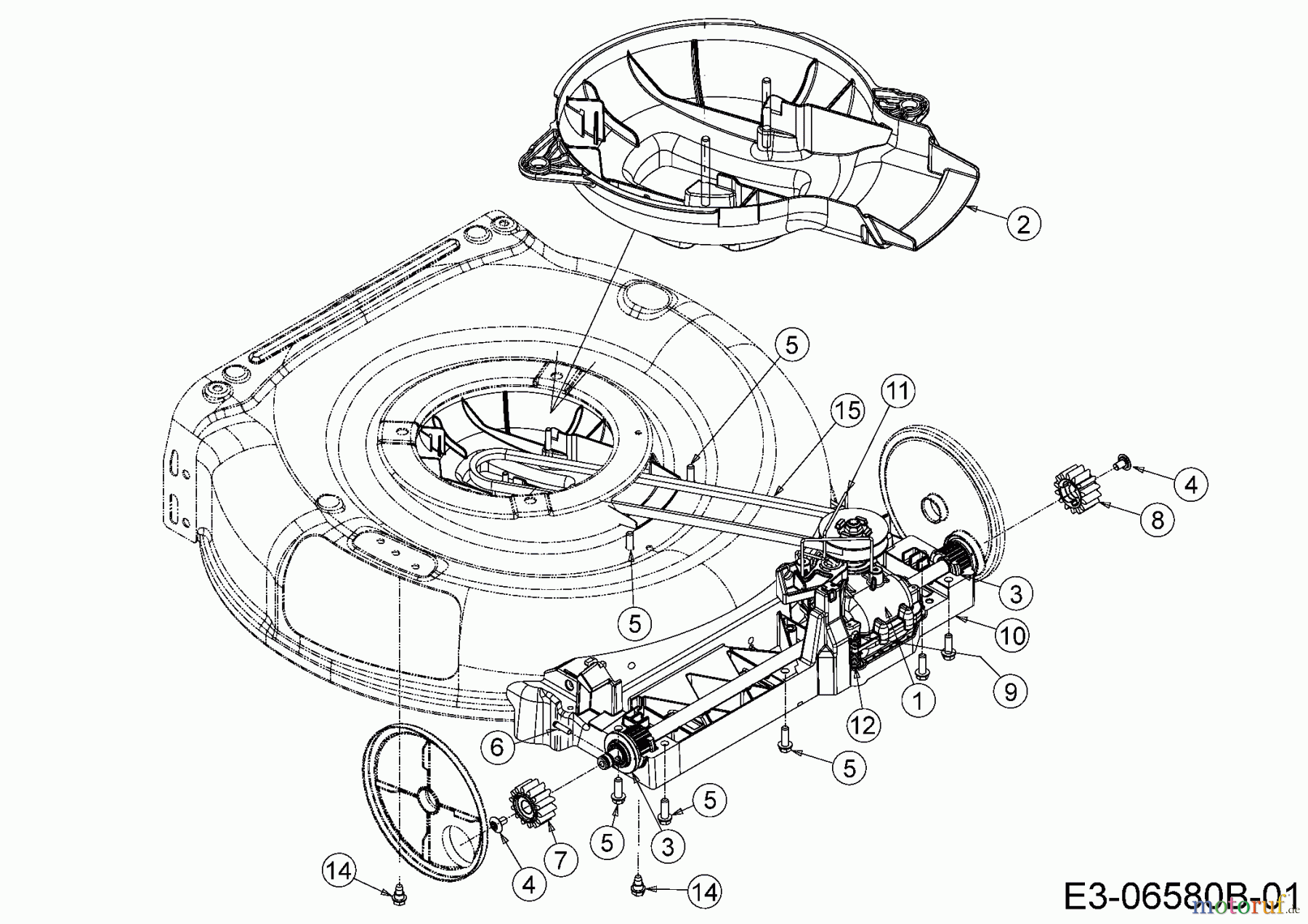  MTD Motormäher mit Antrieb Yard Machines 21