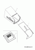 Wolf-Garten Select 4000 11B-I1JD650 (2013) Ersatzteile Grasfangsack