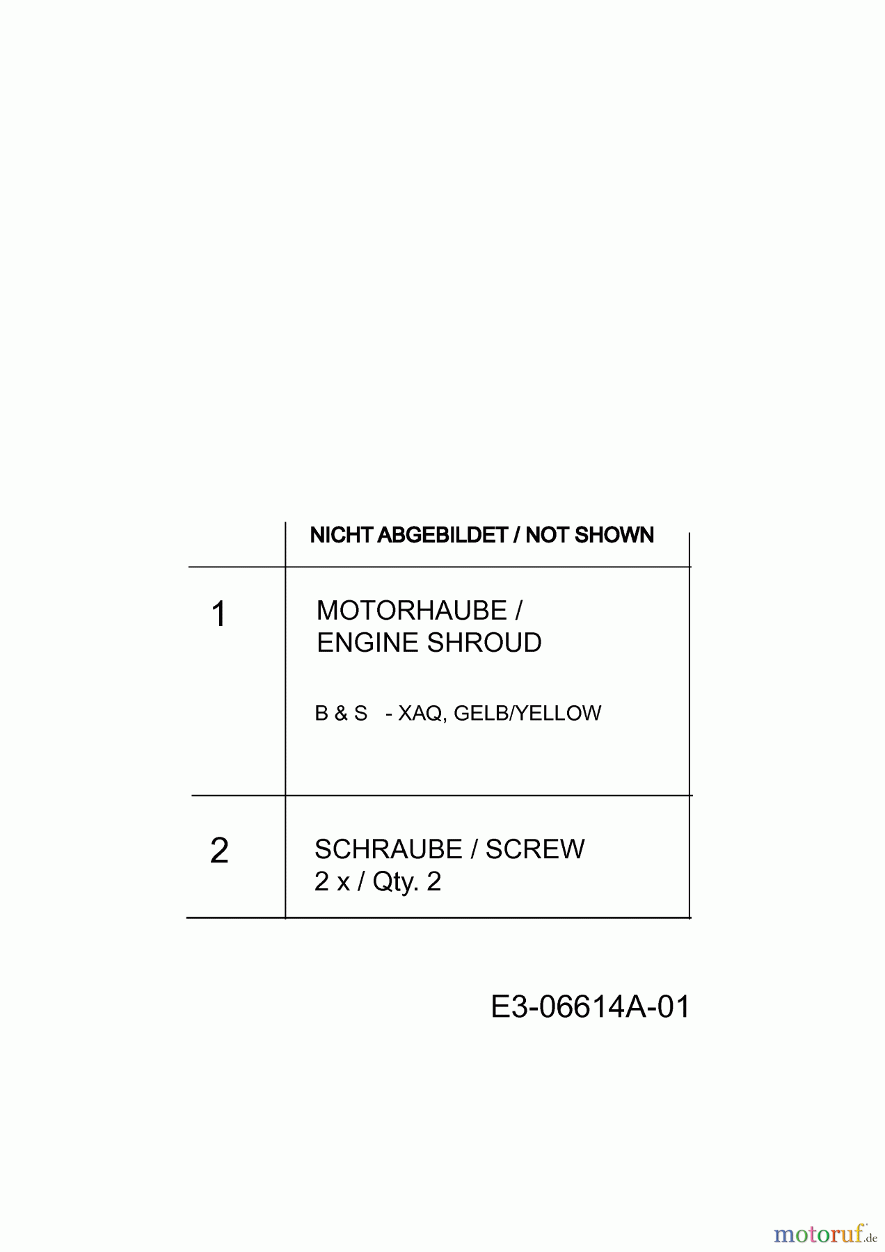 Wolf-Garten Motormäher mit Antrieb Ambition 40 A 12A-I44M650 (2011) Motorhaube