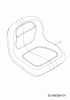 Wolf-Garten Blue Power 96.160 H 13TT79RF650 (2011) Ersatzteile Sitz