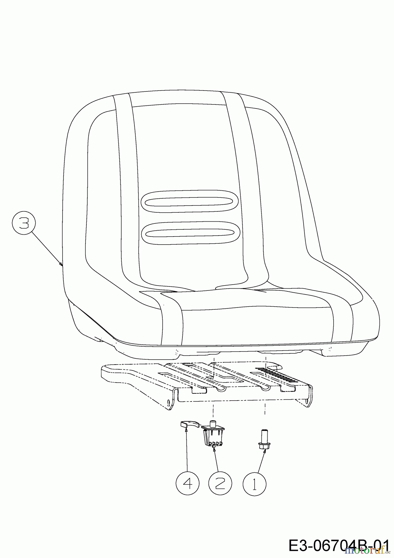  Cub Cadet Zero Turn RZT S 42 17ADCBDS603  (2015) Sitz