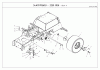 Cub Cadet CC 2250 RDH 54A1F7RS603 (2011) Ersatzteile Lenksegment, Räder hinten