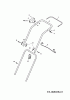 Wolf-Garten Blue Power 37 E 18AWG1Y1C50 (2012) Ersatzteile Holm, Schalter