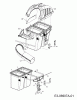 MTD Zubehör Grasfangvorrichtung für P 170 HZ-S mit Mähwerk S (42"/107cm) 19A70020OEM (2011) Ersatzteile Grasfangsack, Grasfangsackdeckel