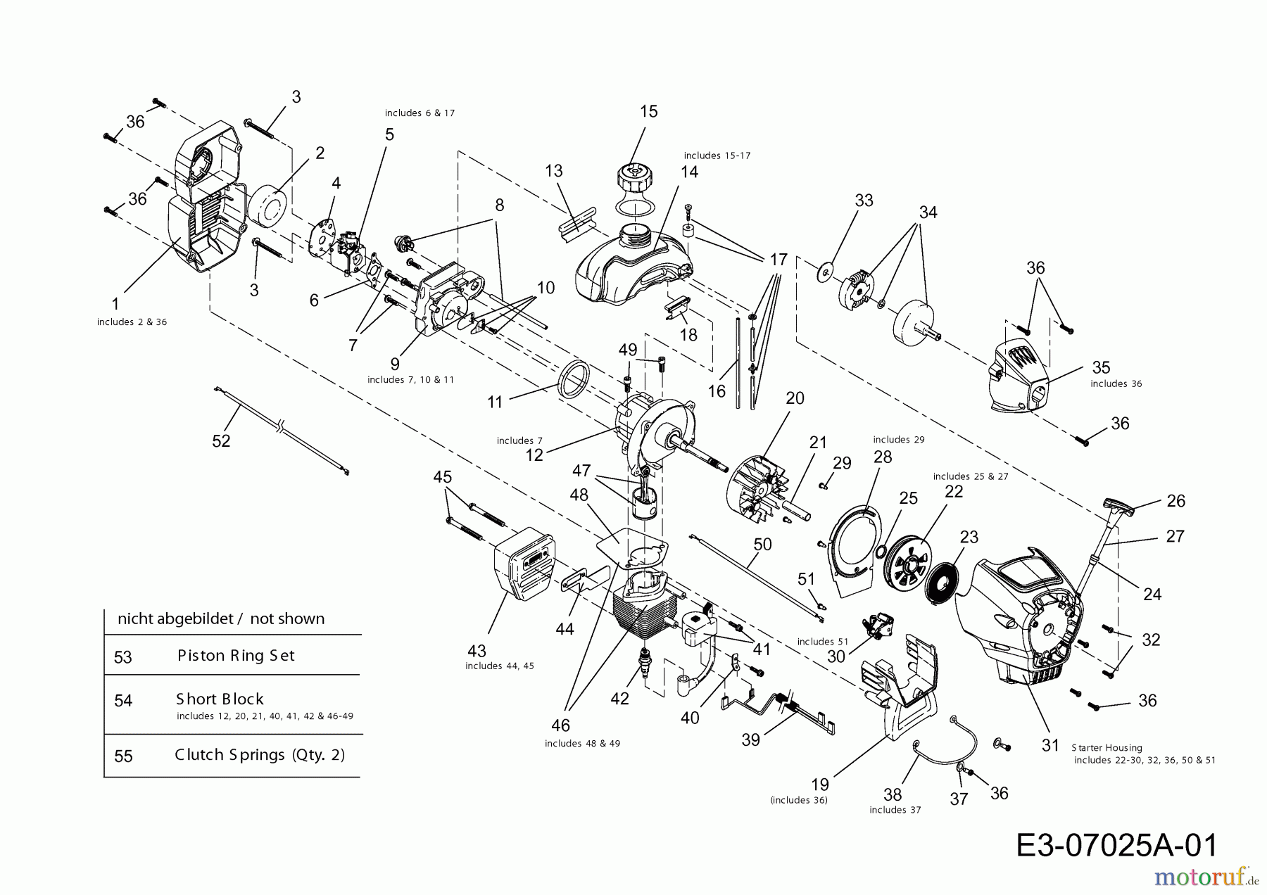 Wolf-Garten Motorsensen GT-S 2-31 41HD79MC650 (2011) Motor