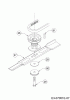 MTD Smart 395 SPO 12CBB1SJ600 (2018) Ersatzteile Messer, Messeraufnahme