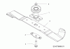 Cub Cadet CC 46 SPBE 12AEK18Z603 (2014) Ersatzteile Messer, Messeraufnahme