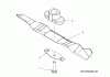 MTD GE 46-5 11A-J18R677 (2012) Ersatzteile Messer, Messeraufnahme