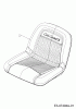 Cub Cadet CC 715 HF 13CD79DF603 (2012) Ersatzteile Sitz bis 10.02.2013