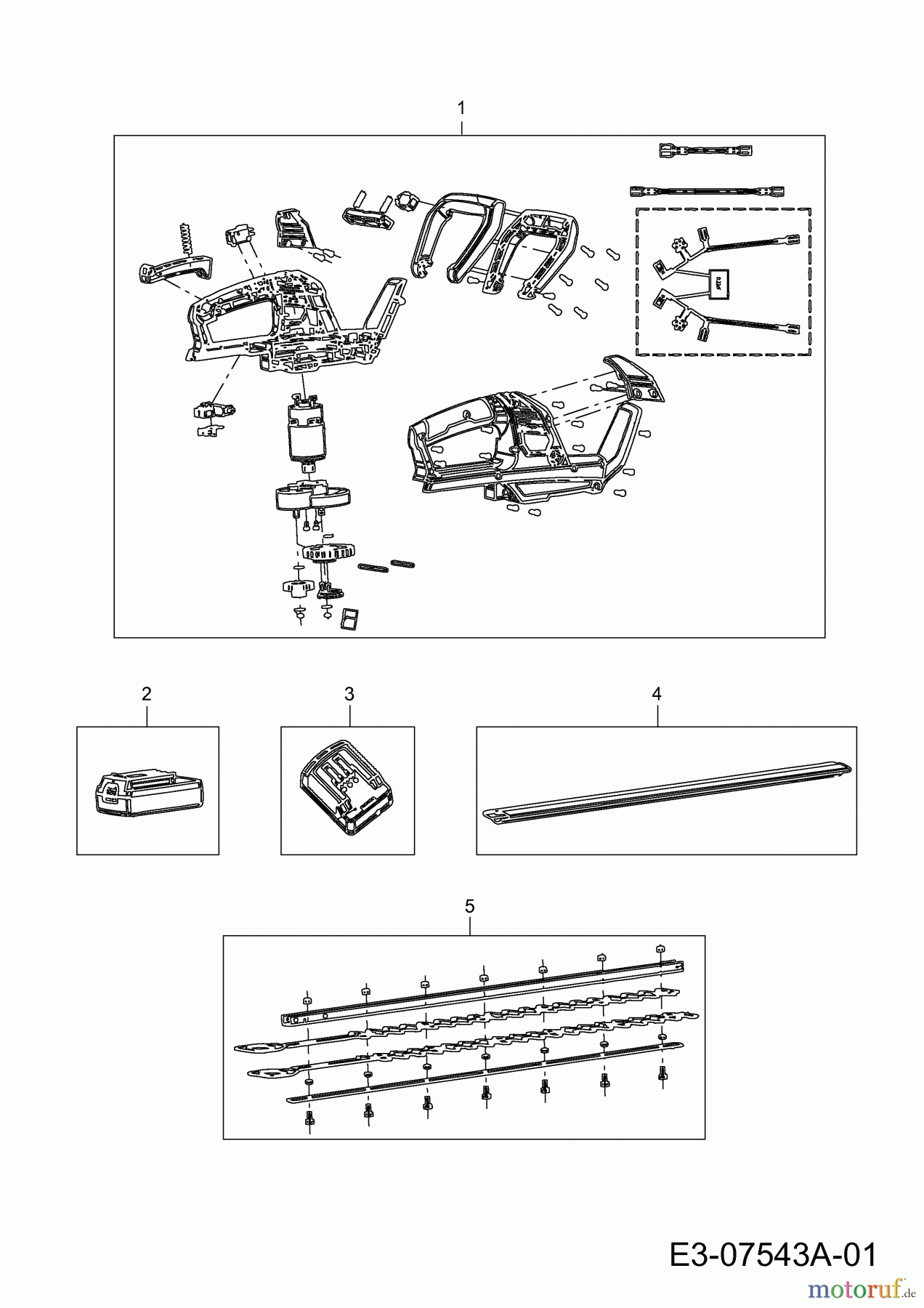 Wolf-Garten Akkuheckenscheren Li-Ion Power HTA 700 41AG0H-L650 (2018) Grundgerät