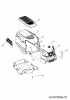 Wolf-Garten Expert 107.180 H 13AG91WG650 (2013) Ersatzteile Motorhaube W-Style