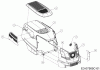WOLF-Garten Expert Expert 105.175 H 13HN99WN650 (2016) Ersatzteile Motorhaube W-Style