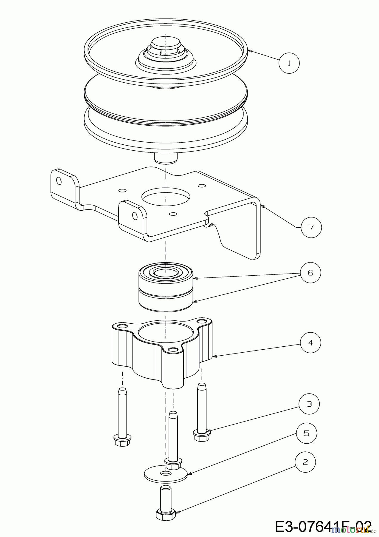 Wolf-Garten Rasentraktoren Scooter M / RDE 60 M 13B326SC650M (2018) Variator