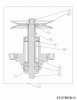 Troy-Bilt TB 2654 14AR94KK066 (2015) Ersatzteile Messerspindel 618-04608A